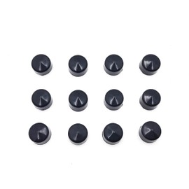 SMT-12 Piece Black Cap Dress Kit Compatible With 99-06 Harley Softail & Dyna Primary Cover Bolt [B073VXG2CF]