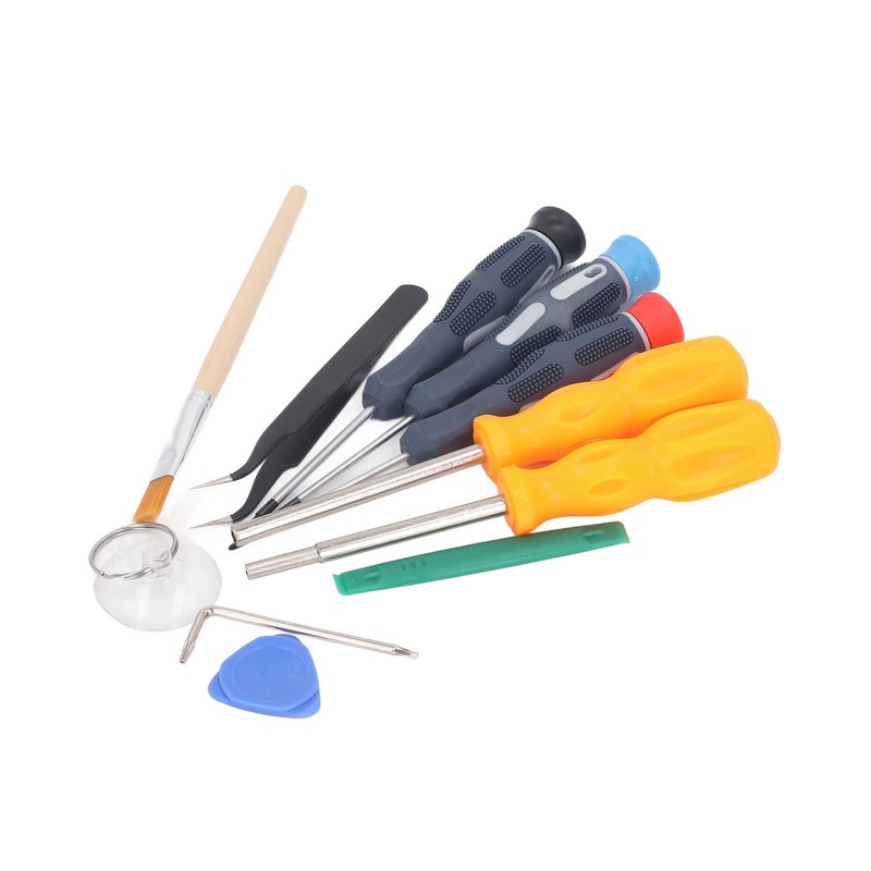 5PCS Small Screwdrivers Multifunctional Wrench Tweezers Brush Pry Plates Disassembly