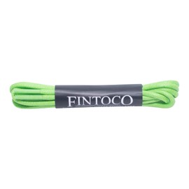 Mens Dress Shoelaces Thin Waxed - Lime Green, 34 Inch Long Shoe Laces