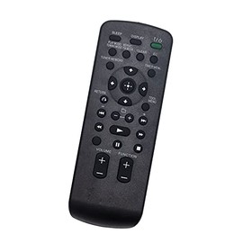 Replaced Remote Control Compatible for Sony CMT-LX20i CMT-BX50BTi HCD-MX500i SS-WG909iP HCD-LX20i SS-WG99i SS-EC78S CMT-HX80R CMT-CX5BiP MHC-EC709iP Mini Hi-Fi Component Audio System