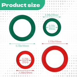 8PCS Battery Terminal Anti Corrosion Washers Fiber, Battery Terminal Protector, 4 Red & 4 Green Battery Terminal Protector for Protecting Battery Terminal, Universal Accessories (Red+Green, 8PCS)