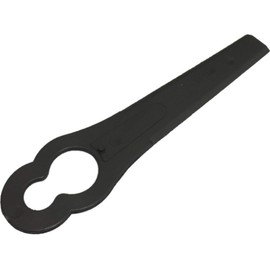 Fort Fasteners Mower Blades - Plastic Clip-On to Fit Qualcast Mowers with Figure of 8 Type Mounting E.g Hoversafe 25/30, Mow -n Trim, Etc. Black Mini 10 Blades