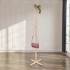YIYIBYUS Coat Rack Free Standing Wooden Tree Branch Coat Hat
