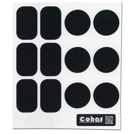 Cohas Chalkboard Labels for kamenstein or CS Household Spice Jars Includes No Marker and 84 Labels, Refill Kit, No Marker