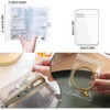 Fhandong Anti Oxidation Travel Jewelry Organizer Storage Book with 84