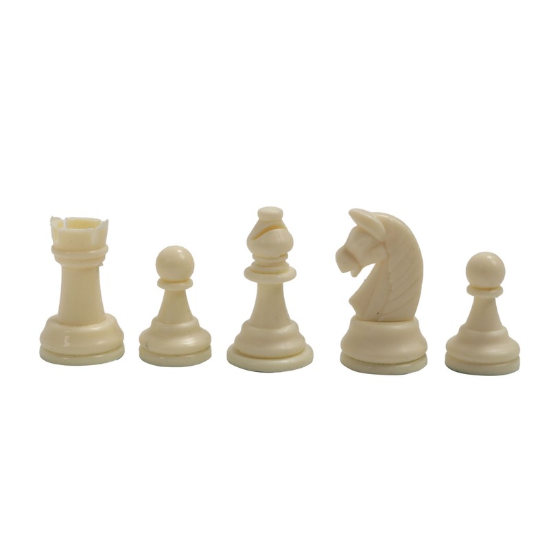 Chess Checkers Set 13.8in Board 2 in 1 Anti Slip