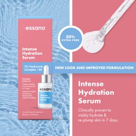 Essano Intense Hydration Hyaluronic Acid Concentrated Serum - Instantly Hydrating, 20ml