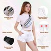 PARTTELY Metallic Shorts for Women Elastic Drawstring Shiny Hot Short