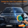 Cordless Car Buffer Polisher Kit with 2x21V Batteries, 6 Inch