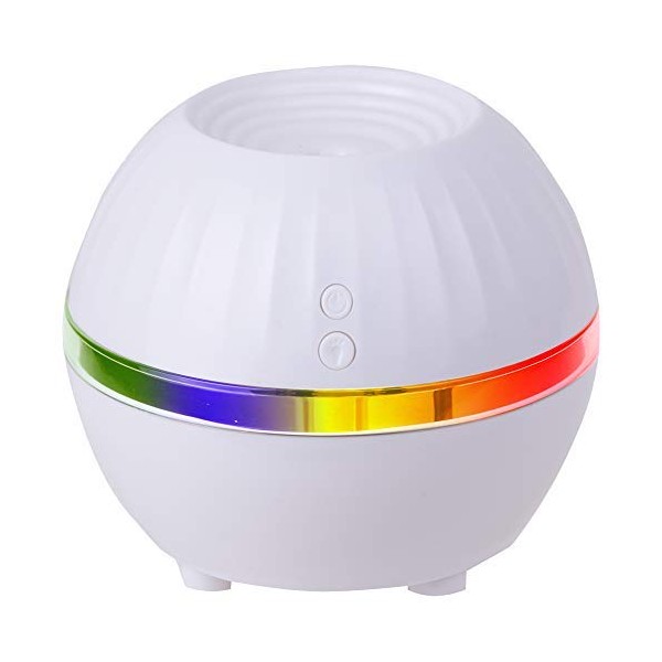 Air Innovations Ultrasonic Cool Mist Personal Humidifier LED Mood Light Model AI-100– Travel Size – for Small Rooms Up to 150 sq. ft. (White)