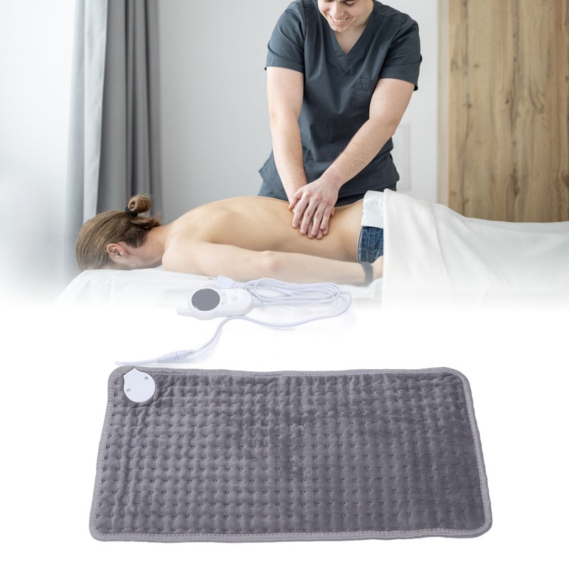Electric Heating Pad for Back Neck Legs Adjustable Washable Intelligent