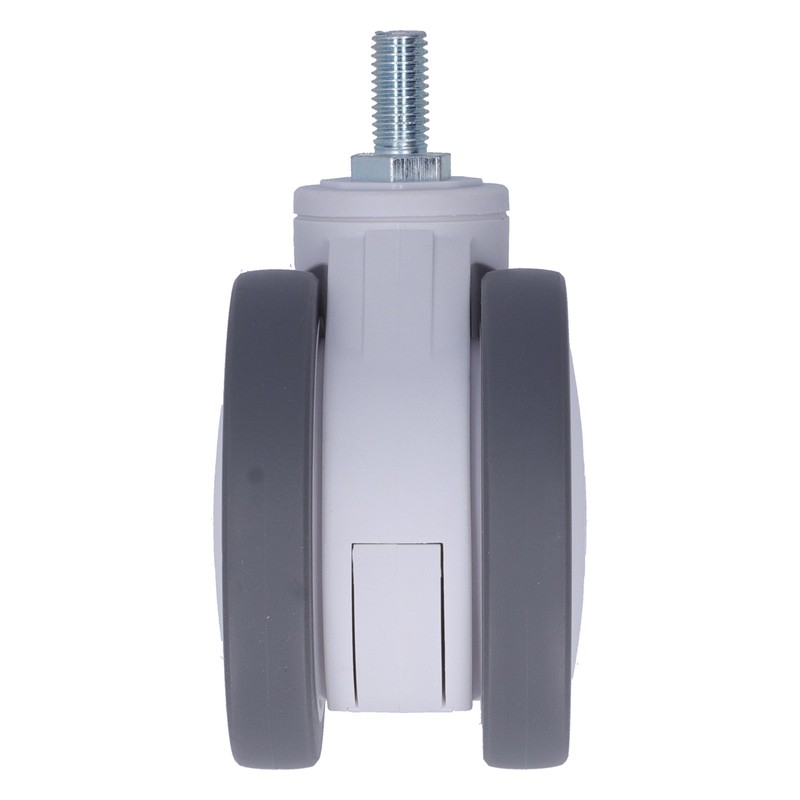 Caster 4in TPR M12 Universal Swivel Silent Rolling Wheel Accessory