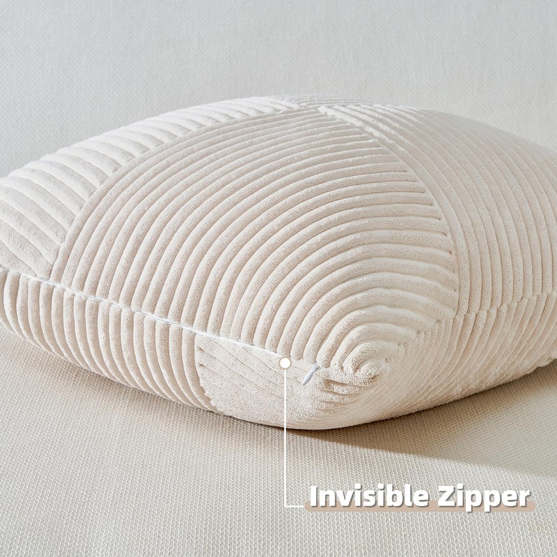 Topfinel Set of 2 Cushion Covers, 55 x 55 cm,