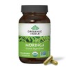 Organic India Moringa Oleifera Capsules Immune Support 90 Count Superfood