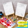 Yeaqee 13 Pcs Valentines Sip and Paint Kit for Couples