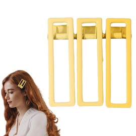 Traziewell Hair Clips Small Girls Alligator Hair Clip Yellow Hair Clips for Women Hair Accessories Hair Styling Accessories 1026