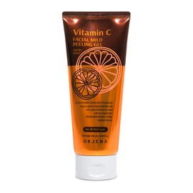 ORJENA Vitamin C Facial Mild Peeling Gel 180ml – Gel Exfoliante Facial Suave con Vitamina C y Extractos Naturales para Piel Radiante