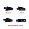 SPANSEE Shelf Brackets Compatible with Suncast Sheds, Craftsman Shed, 4