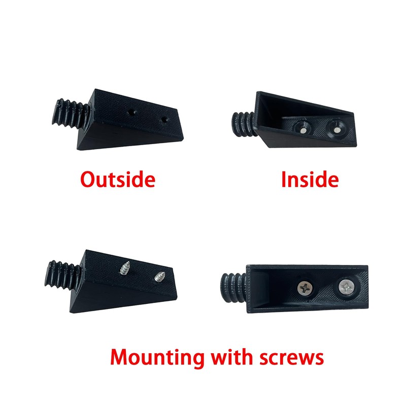 SPANSEE Shelf Brackets Compatible with Suncast Sheds, Craftsman Shed, 4