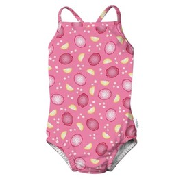 Eco Swimsuit Built-in Swim Diaper - Pink Dragon Fruit - 18mo