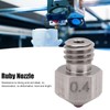 MK8 Titanium Steel Ruby Nozzle 0.4mm Antioxidant Accessory Artificial Precious