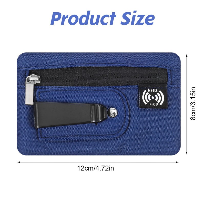 XLIUAX Money Clip, RFID Belt Wallet Travel Wallet Blocking Clip