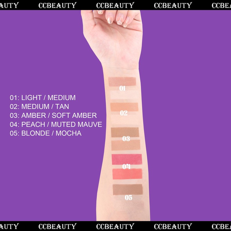 CCbeauty Cream Highlight and Contour Stick, Shimmer Highlighter Makeup, Contouring