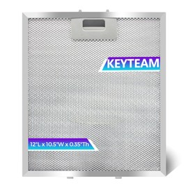 2 Pack-W10169961A Hood Vent Grease Filter 12" x 10.5" Microwave Grease Filter With 5-Layer Aluminum Mesh Compatible with Whirlpool– Replaces 8190858, W10169961,W10875058,W10870878,W11245983,W10833076