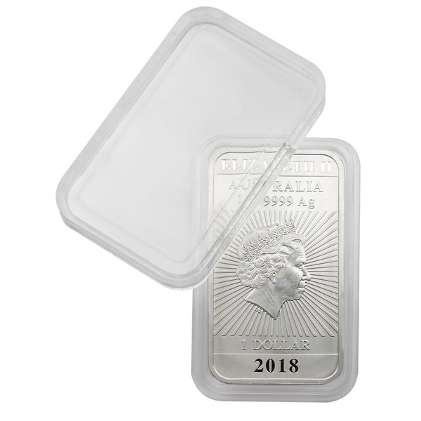 Rectangular coin capsules 27 x 47 mm (10 pieces) [Lindner