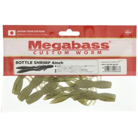 メガバス(Megabass) ワーム ワーム 本仕込 BOTTLE SHRIMP(ボトルシュリンプ)(4inch) ライトウォーターメロン 38407