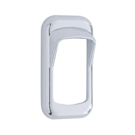 Chrome Plastic Rocker Switch Bezels with Switch Guard (3 Pack)