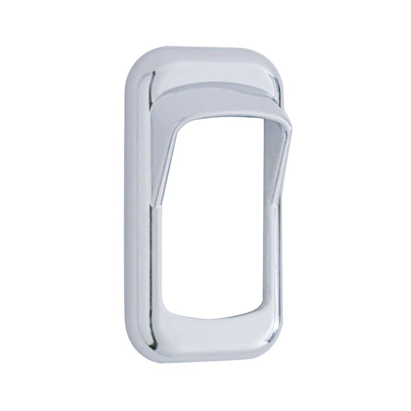 Chrome Plastic Rocker Switch Bezels with Switch Guard (3 Pack)