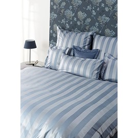 Curt Bauer extra pillowcase Como damask pastel blue-white size 40x80 cm