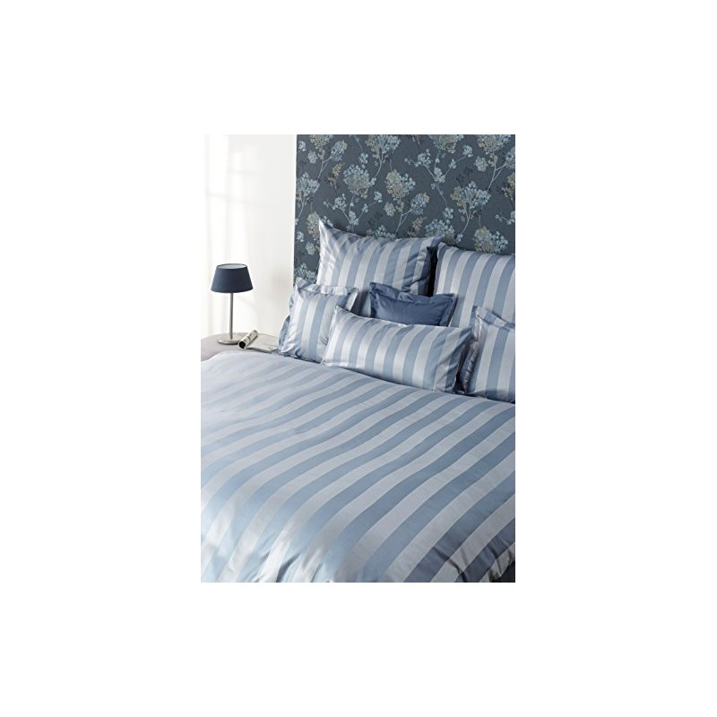 Curt Bauer extra pillowcase Como damask pastel blue-white size 40x80