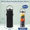 Storage Sleeve Bag for Ninja Blast Portable Blender with Shoulder
