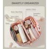 Aveniee Travel Makeup Bag for Women, Large Cosmetic Organizer with