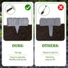 Garden Edging Border NO DIG, Imitation Stone Effect Garden Lawn
