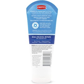 O'Keeffe's Healthy Feet Foot Cream, 3 ounce Tube, (Pack of 4)