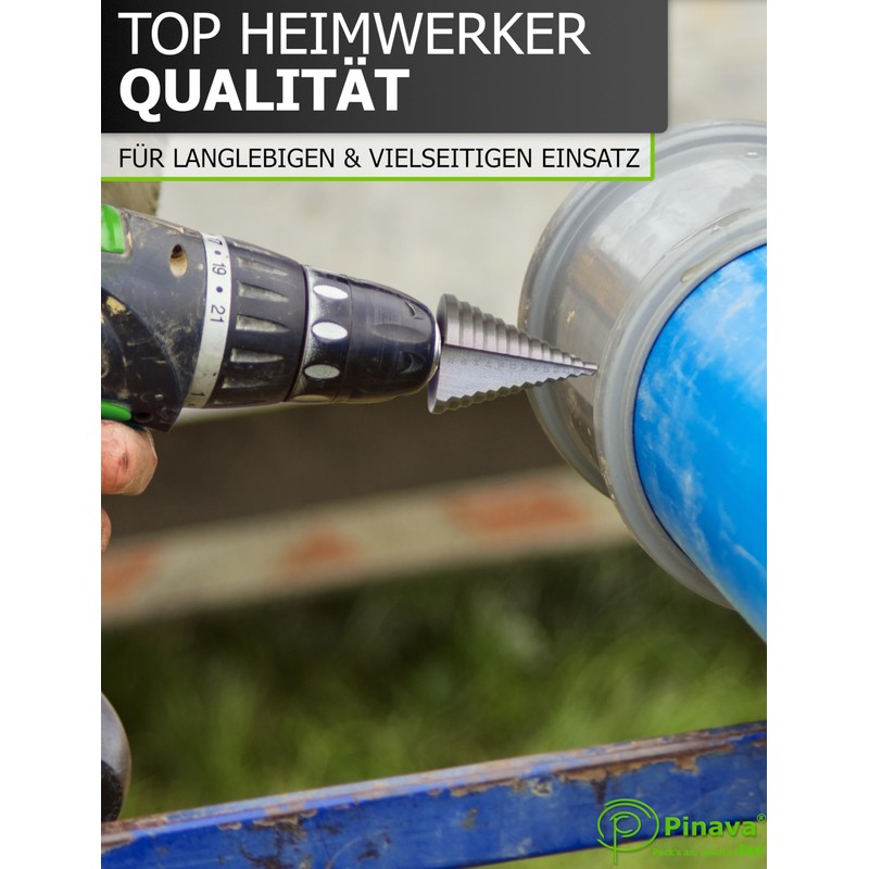 PINAVA® HSS Step Drill Bit (6-52 mm Hours)