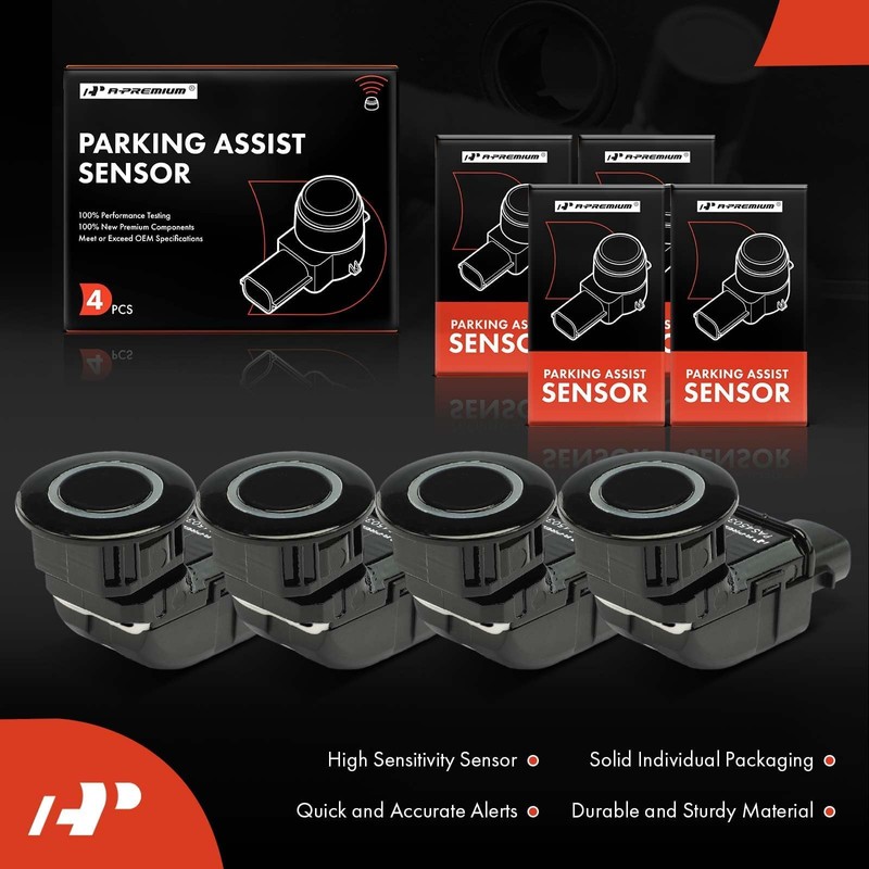A-Premium 4-PC Front and Rear Outer Reverse Backup Parking Assist