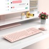 seenda Wireless Keyboard and Mouse Combo, 2.4GHz Wireless Quiet Keyboard