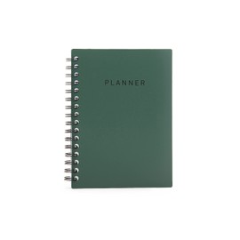 Mintra Office Undated Weekly/Monthly Planner (Junior, Green Olive)