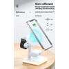 3 in 1 Wireless Charger Station Magnetic Charging Dock (White)
