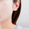 Adelina Style Fake Earrings, Non-Hole Earrings, Silver, Ear Cuff, Popular,