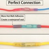 Feggizuli 110pcs Heat Shrink Bullet Wire Connectors Kit, Waterproof Bullet