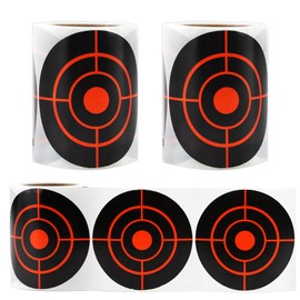 Shooting Targets Paper, 2 Rolls Reactive Shooting Targets Splatter Self Adhesive Paper Targets Reactive Targets for Shooting, Shooting Accessories for Rifle BB Gun Pellet Pistol Air Rifle Shooting