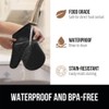 GORILLA GRIP BPA-Free Soft Silicone Oven Mitts, Heat Resistant and