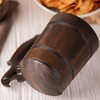 Green Dragon Wooden Beer Mug, Lord Beer Stein, Game Gift,