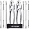 Seafood Tools 8Pack Crab Legs Crackers Nut Cracker Forks Picking