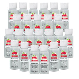 Apple Barrel Acrylic Paint in Assorted Colors (2 oz), 21392EB, Granite Grey (Pack of 24)